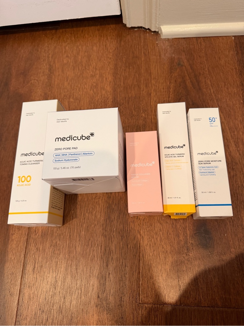Medicube Skincare Set — White & Pink Packaging
